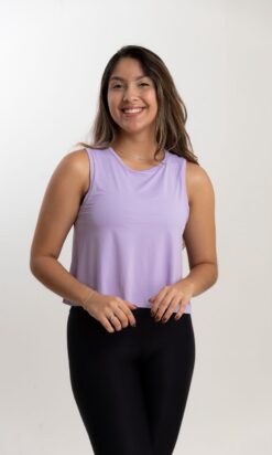 REGATA CROPPED POLIAMIDA - LILÁS, M