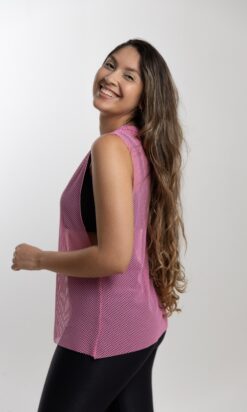 REGATA ARRASTÃO - ROSA BEBÊ