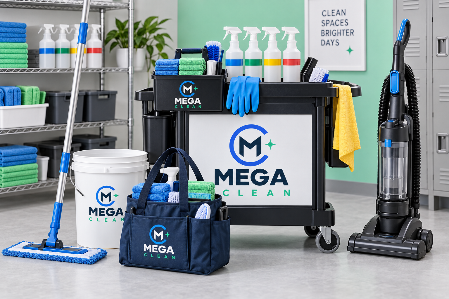 Mega Clean professional cleaning equipment