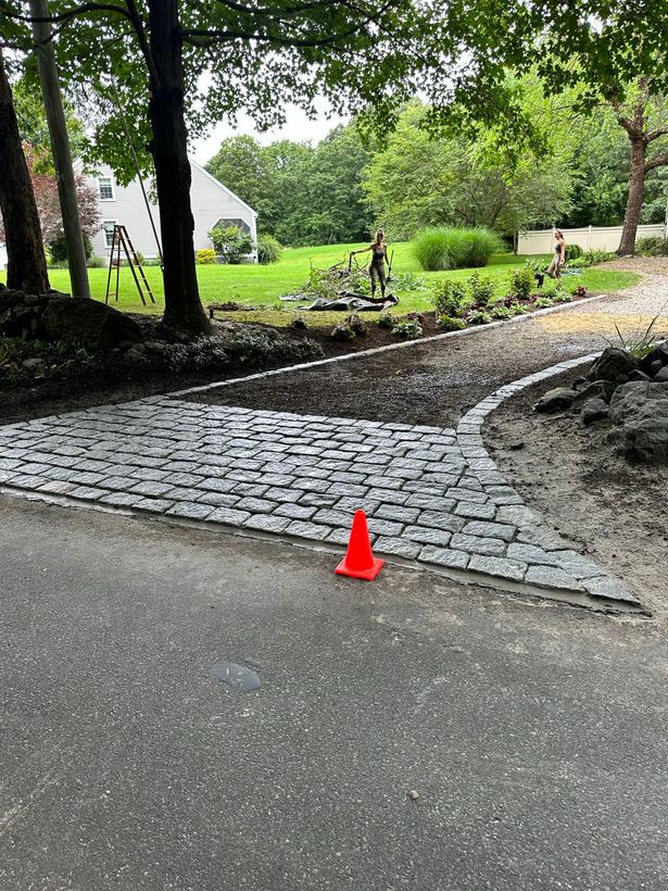 Paver driveway